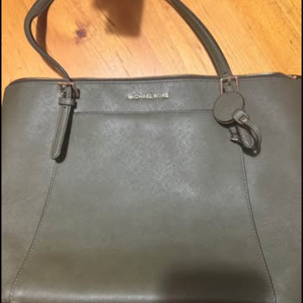 Michael Kors Sage Green Shoulder Bag